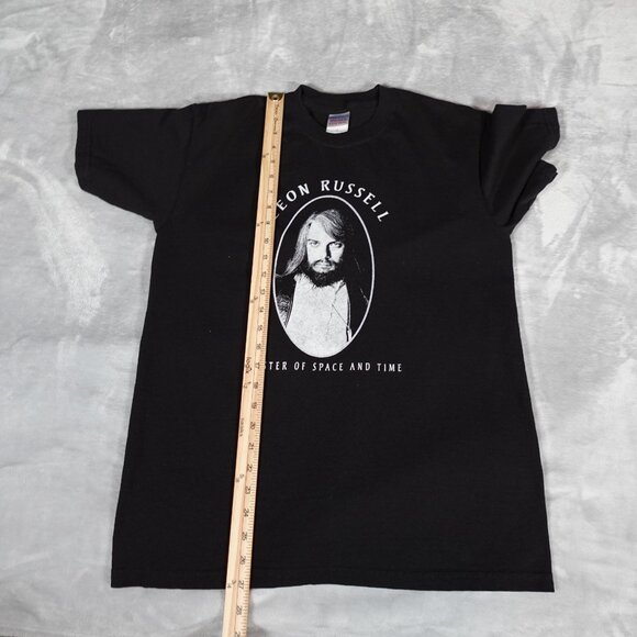 Vintage Leon Russell Master Of Space And Time T Shirt Mens M Black Y2K 2000s - Picture 6 of 6